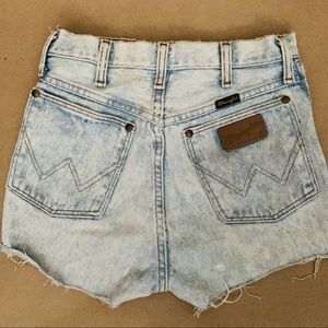 Vintage Wrangler jean shorts